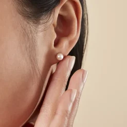 Histoire d'Or Boucles D'oreilles Suki Or Jaune Perle De Culture