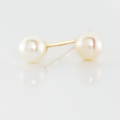 Boucles D'oreilles Suki Or Jaune Perle De Culture-Histoire d'Or