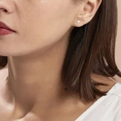 Boucles D'oreilles Suki Or Jaune Perle De Culture-Histoire d'Or