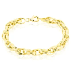 Bracelet Aaron Maille Fantaisie Or Jaune-Histoire d'Or