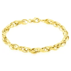 Histoire d'Or Bracelet Aaron Maille Fantaisie Or Jaune