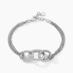 Histoire d'Or Bracelet Abassia Argent Blanc