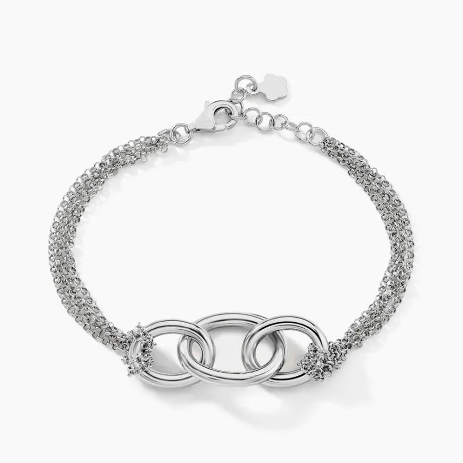 Histoire d'Or Bracelet Abassia Argent Blanc