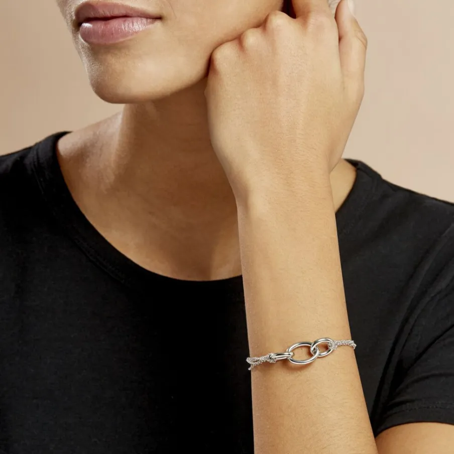Histoire d'Or Bracelet Abassia Argent Blanc