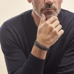 Histoire d'Or Bracelet Acier Blanc Romain