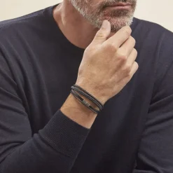 Histoire d'Or Bracelet Acier Blanc Romain