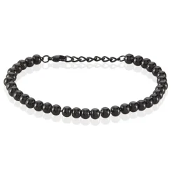 Histoire d'Or Bracelet Acier Noir Daryll