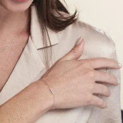 Bracelet Adriaan Argent Blanc Oxyde De Zirconium-Histoire d'Or Online