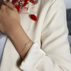 Bracelet Alais Plaqué Or Oxyde De Zirconium-Histoire d'Or Discount