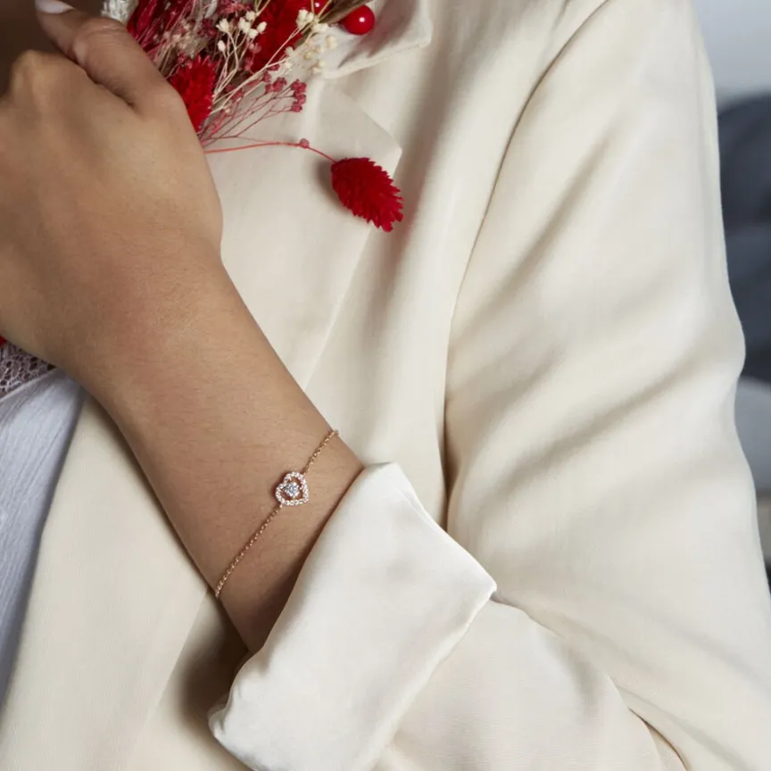 Bracelet Alais Plaqué Or Oxyde De Zirconium-Histoire d'Or Discount