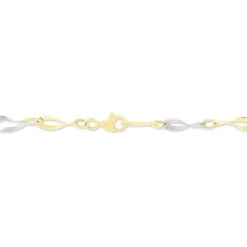 Bracelet Alejo Maille Fantaisie Or Bicolore-Histoire d'Or Outlet