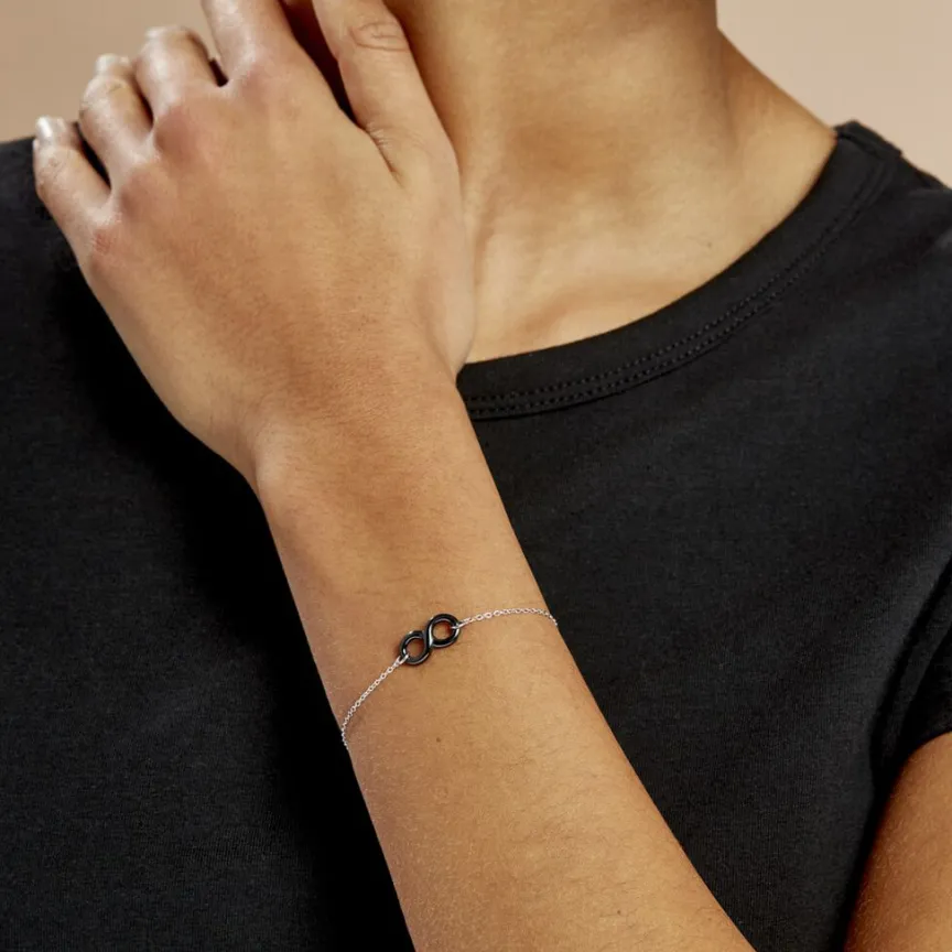 Bracelet Alicia Argent Blanc Céramique-Histoire d'Or Clearance