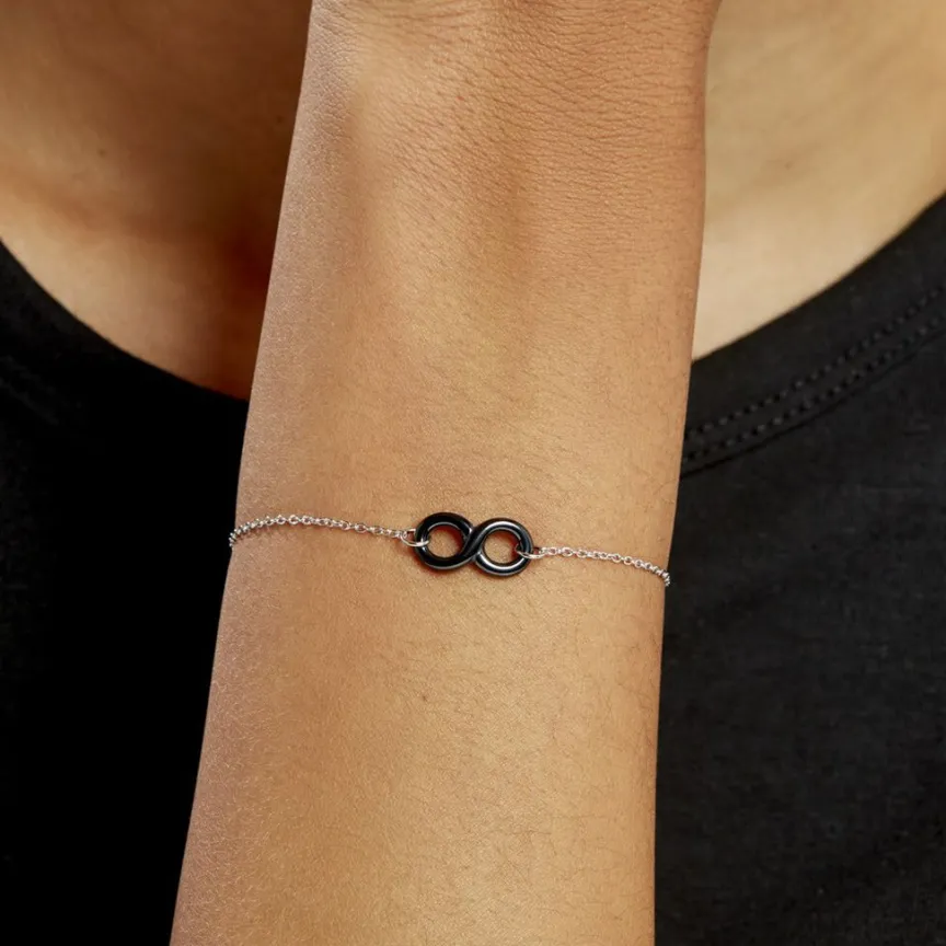 Bracelet Alicia Argent Blanc Céramique-Histoire d'Or Clearance