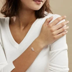 Bracelet Alicia Argent Blanc Céramique-Histoire d'Or Discount