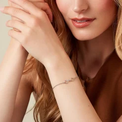 Histoire d'Or Bracelet Alissone Argent Blanc