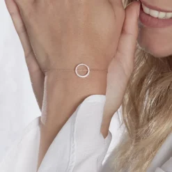 Bracelet Alysone Argent Rose Oxyde De Zirconium-Histoire d'Or Online