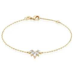 Bracelet Amazonia Plaqué Or Jaune Oxyde De Zirconium-Histoire d'Or Best