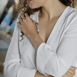 Histoire d'Or Bracelet Ambroisie Argent Blanc Oxyde De Zirconium