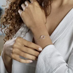 Histoire d'Or Bracelet Ambroisie Argent Blanc Oxyde De Zirconium