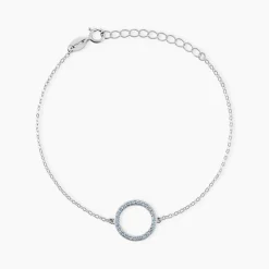 Bracelet Ambroisie Argent Blanc Oxyde De Zirconium-Histoire d'Or Outlet