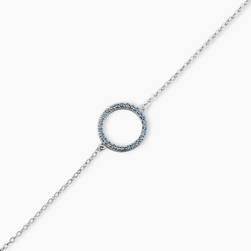 Bracelet Ambroisie Argent Blanc Oxyde De Zirconium-Histoire d'Or Outlet