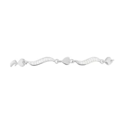 Bracelet Amor Argent Blanc Oxyde De Zirconium-Histoire d'Or Sale
