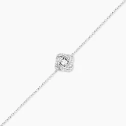 Histoire d'Or Bracelet Anasthase Argent Blanc Oxyde De Zirconium