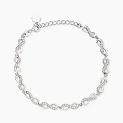 Histoire d'Or Bracelet Anka Argent Blanc Oxyde De Zirconium