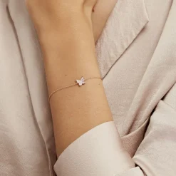 Bracelet Anne-lise Argent Rose Oxyde De Zirconium-Histoire d'Or New