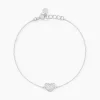 Histoire d'Or Bracelet Annouk Argent Blanc Oxyde De Zirconium
