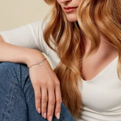 Histoire d'Or Bracelet Antonya Argent Blanc