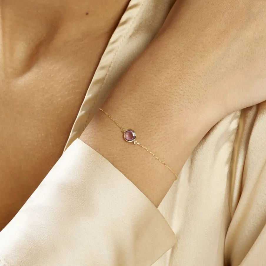 Histoire d'Or Bracelet Arenale Or Jaune Amethyste