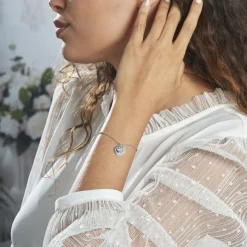 Bracelet Argent Bapper Oxydes De Zirconium-Histoire d'Or Best