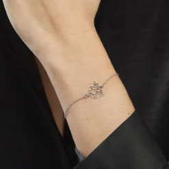 Histoire d'Or Bracelet Argent Blanc Alekdandarine