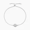 Histoire d'Or Bracelet Argent Blanc Angerona Oxydes De Zirconium