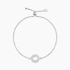 Histoire d'Or Bracelet Argent Blanc Anrai Oxydes De Zirconium