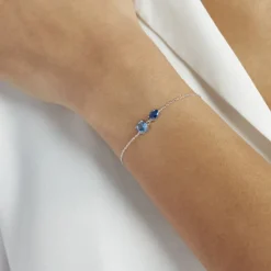 Bracelet Argent Blanc Brenna Oxydes De Zirconium-Histoire d'Or Hot