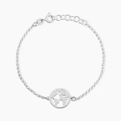 Histoire d'Or Bracelet Argent Blanc Colombina