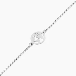 Histoire d'Or Bracelet Argent Blanc Colombina