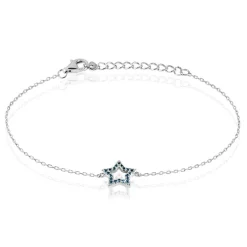 Bracelet Argent Blanc Dmitri Oxydes De Zirconium-Histoire d'Or