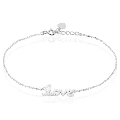 Bracelet Argent Blanc Elly Oxyde De Zirconium-Histoire d'Or New