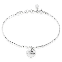 Histoire d'Or Bracelet Argent Blanc Euthalia