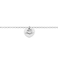 Histoire d'Or Bracelet Argent Blanc Euthalia
