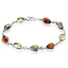 Bracelet Argent Blanc Fallone Ambres-Histoire d'Or New