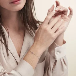 Bracelet Argent Blanc Hariane-Histoire d'Or Clearance
