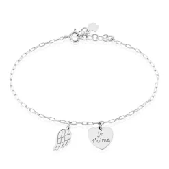 Bracelet Argent Blanc Laios-Histoire d'Or Hot