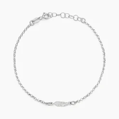 Bracelet Argent Blanc Maic-Histoire d'Or Outlet