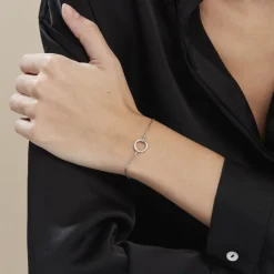 Bracelet Argent Blanc Melia-Histoire d'Or