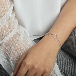 Histoire d'Or Bracelet Argent Blanc Merien