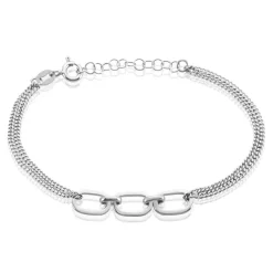 Histoire d'Or Bracelet Argent Blanc Nos